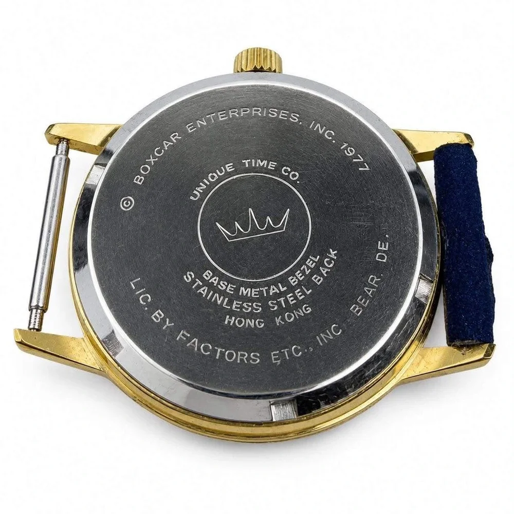 Vtg 1977 Elvis Presley Watch Head Unique Time Co 17 Jewel Mechanical 34mm WORKS